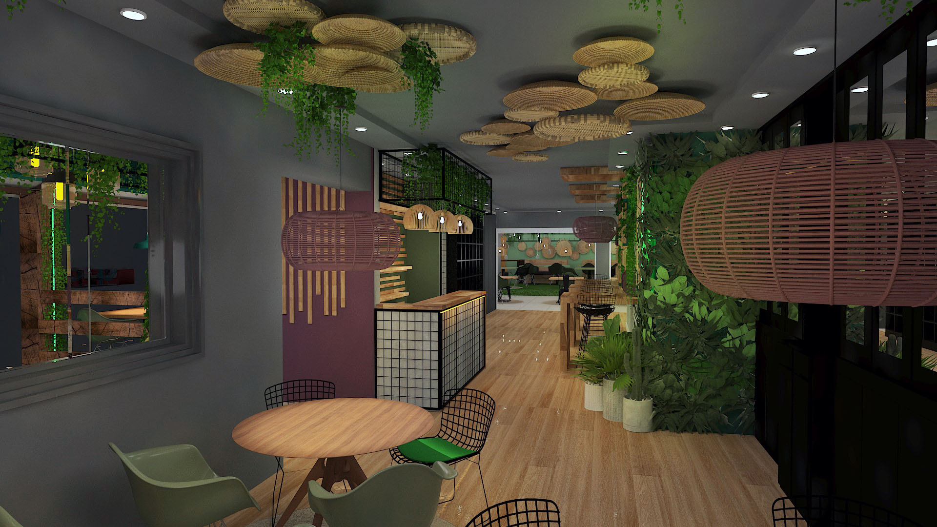 CENOGRAFIA AMBIENTAÇÃO - RESTAURANTE VEGANO-15