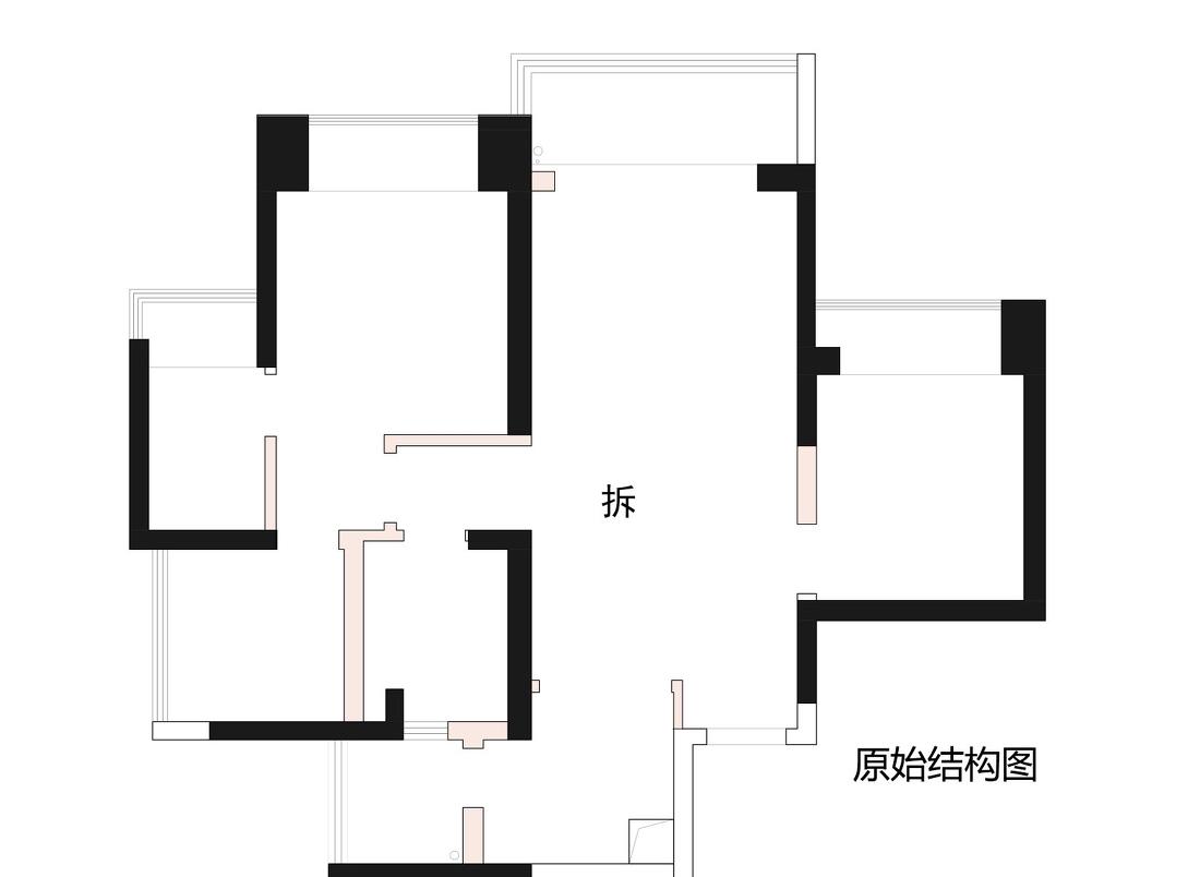 84 平小三房多功能装修设计-46
