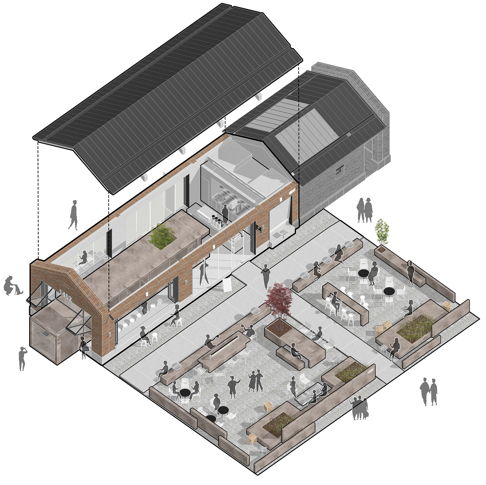 阿那亚 1402 咖啡店丨中国秦皇岛丨青山周平,藤井洋子,李嘉习,B.L.U.E.建筑设计事务所-71