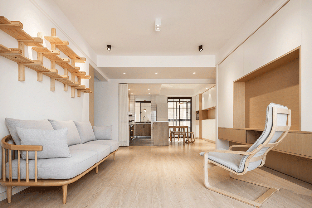 原木日式风,打造温馨三室两卫丨中国长沙丨野孩子空间设计（长沙）-13