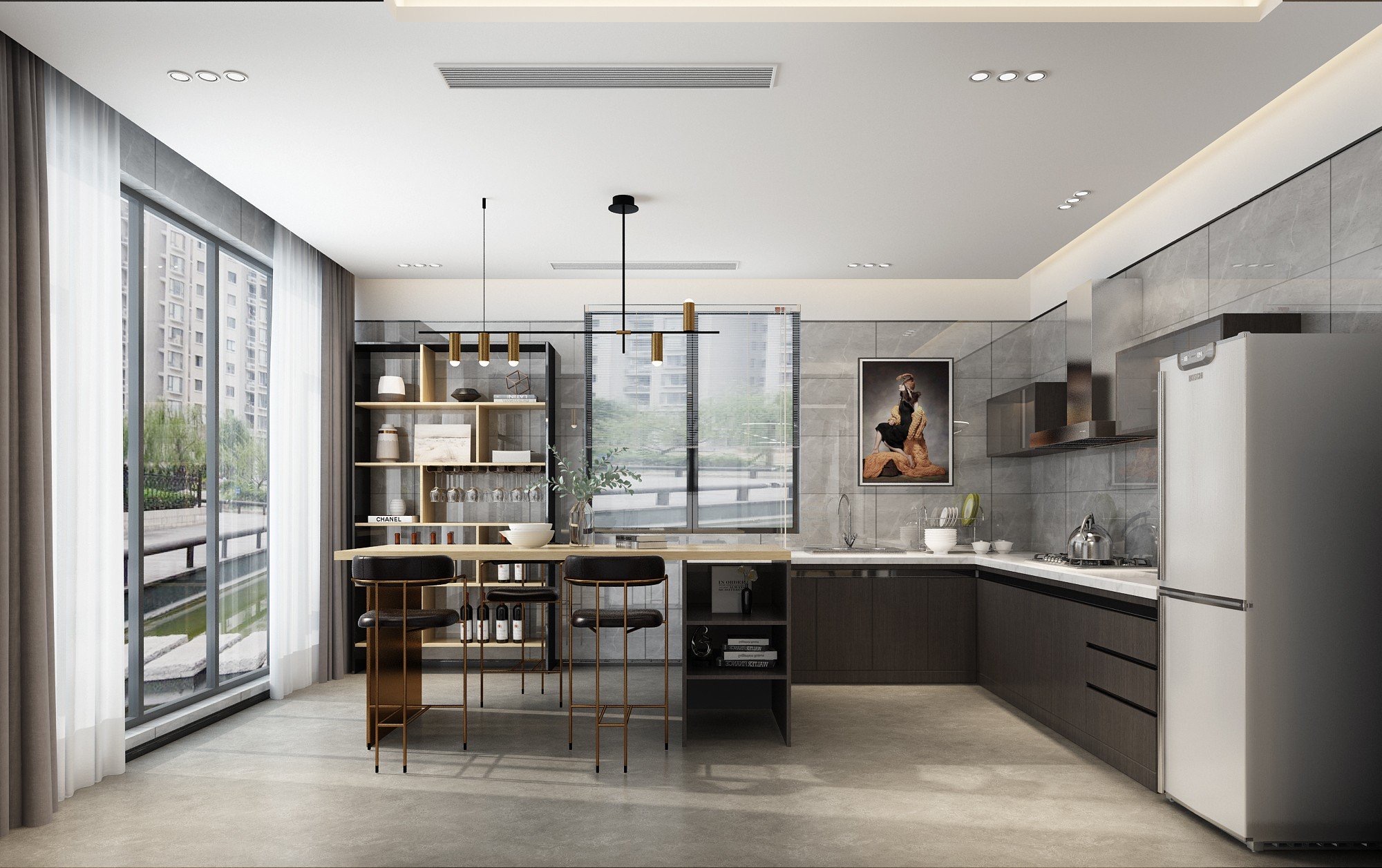 现代黑白灰风格，经典耐看！                     -2