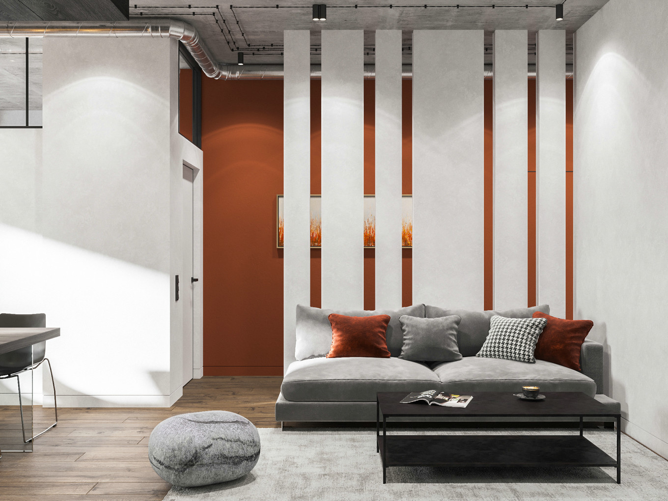 橙黑极简生活，现代简约设计的探索-6