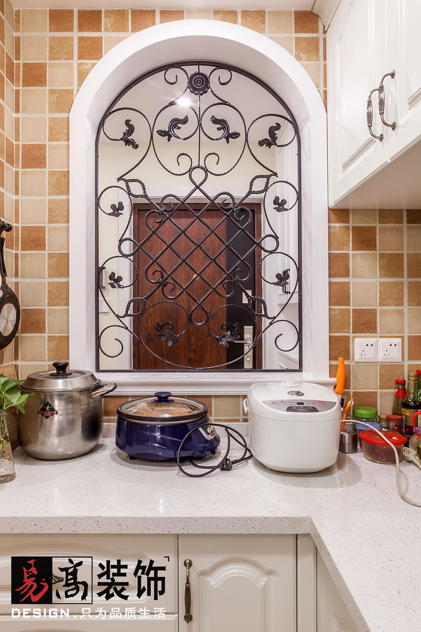 96 平米美式三室两厅，易高装饰打造不一样的空间-8