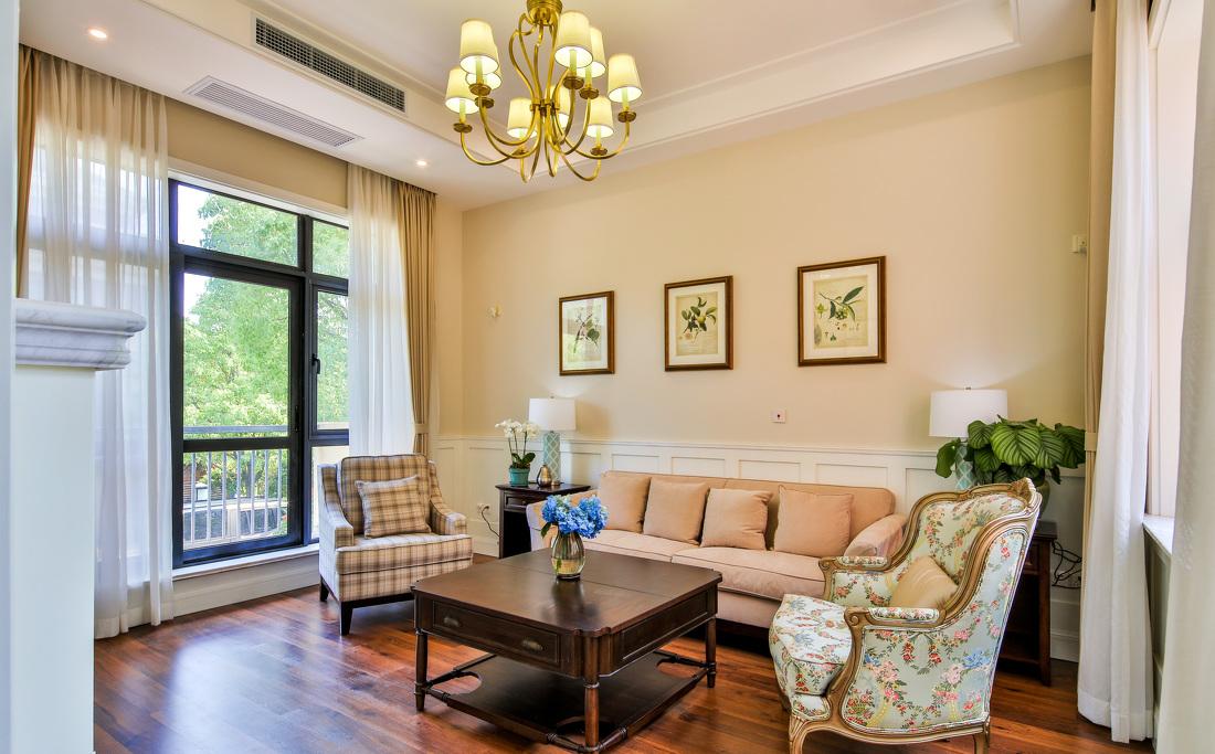 绿色清新宁夏宅，布艺沙发与阳光的温柔拥抱-2