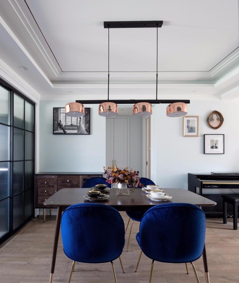 100㎡精装房变身复古轻奢，两代人的生活艺术-22