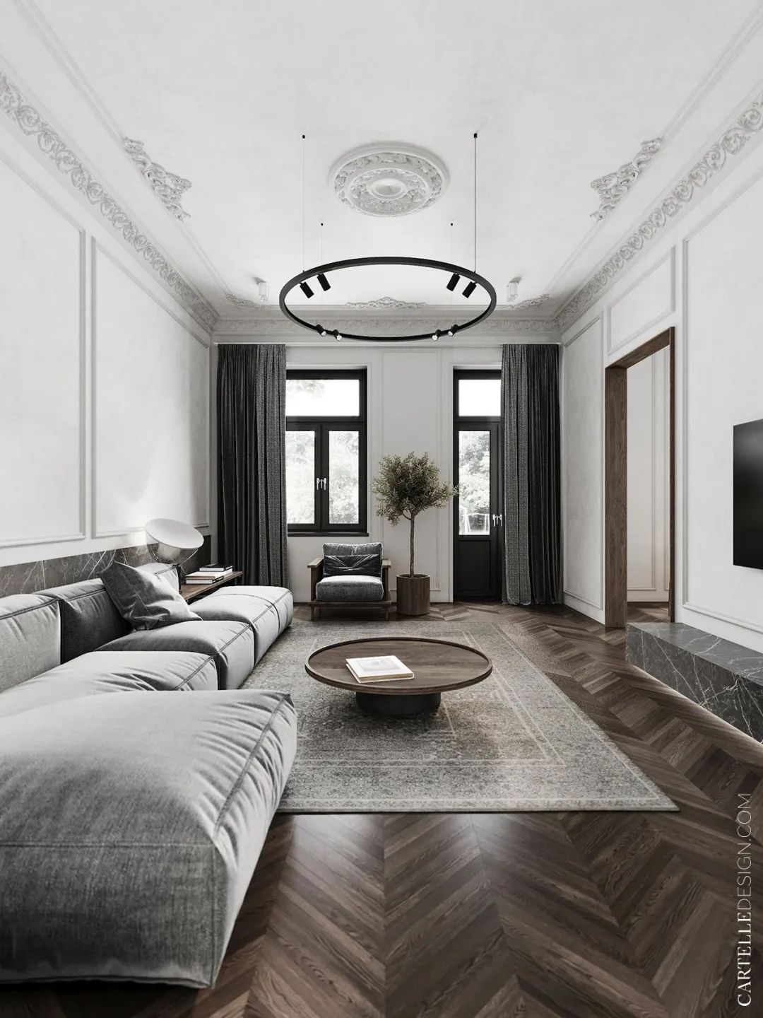简雅美宅丨Cartelle Design-74