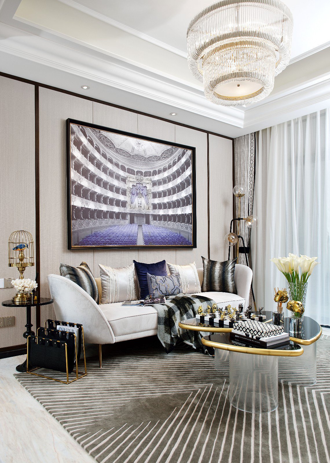 下叠——南昌334㎡绿地样板房  集艾设计-36