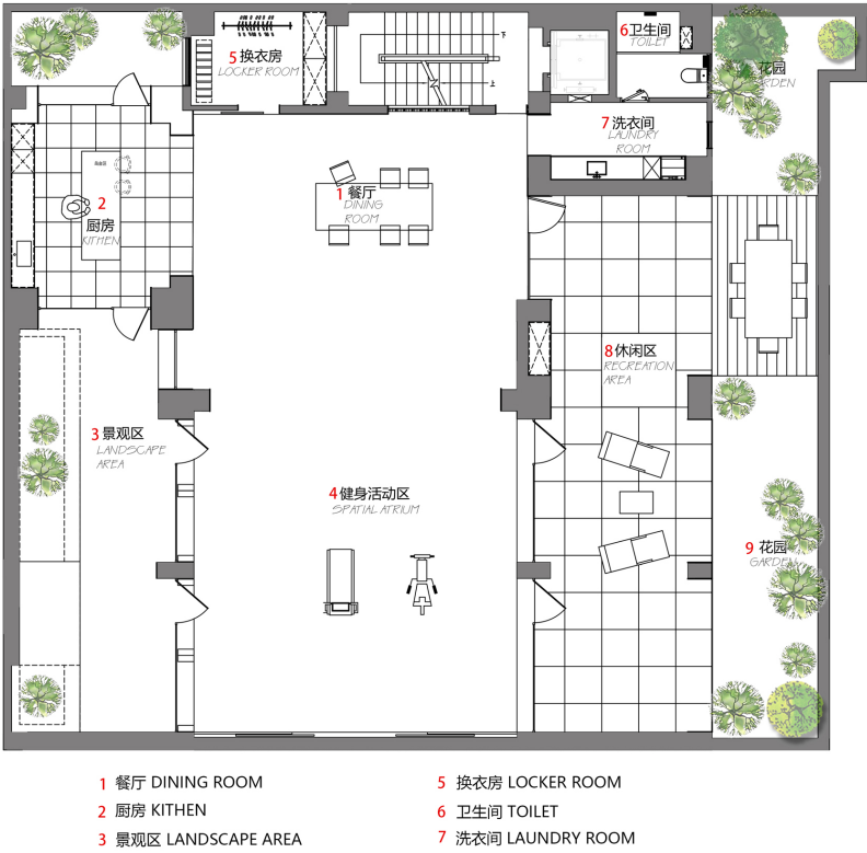 自然有机别墅空间设计丨孔令芝-18