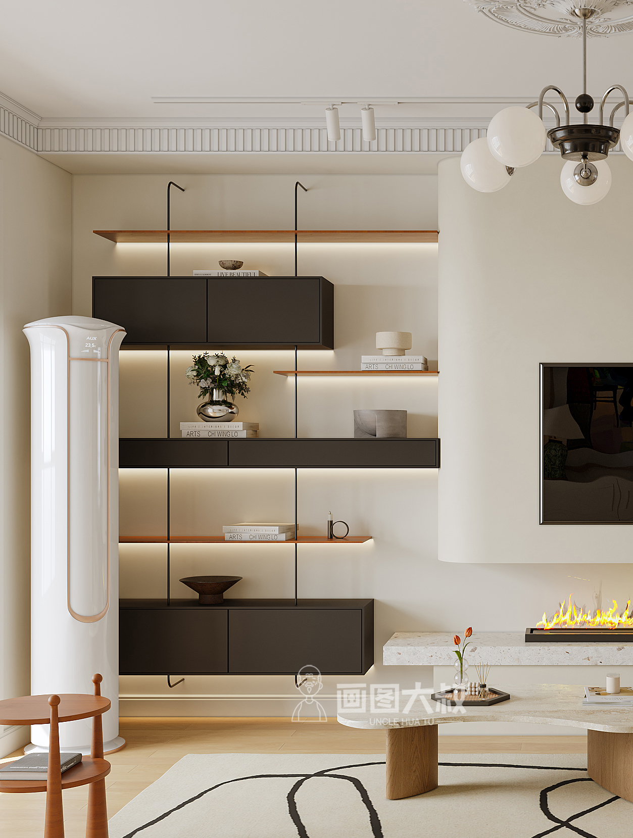 奶油风效果图-5