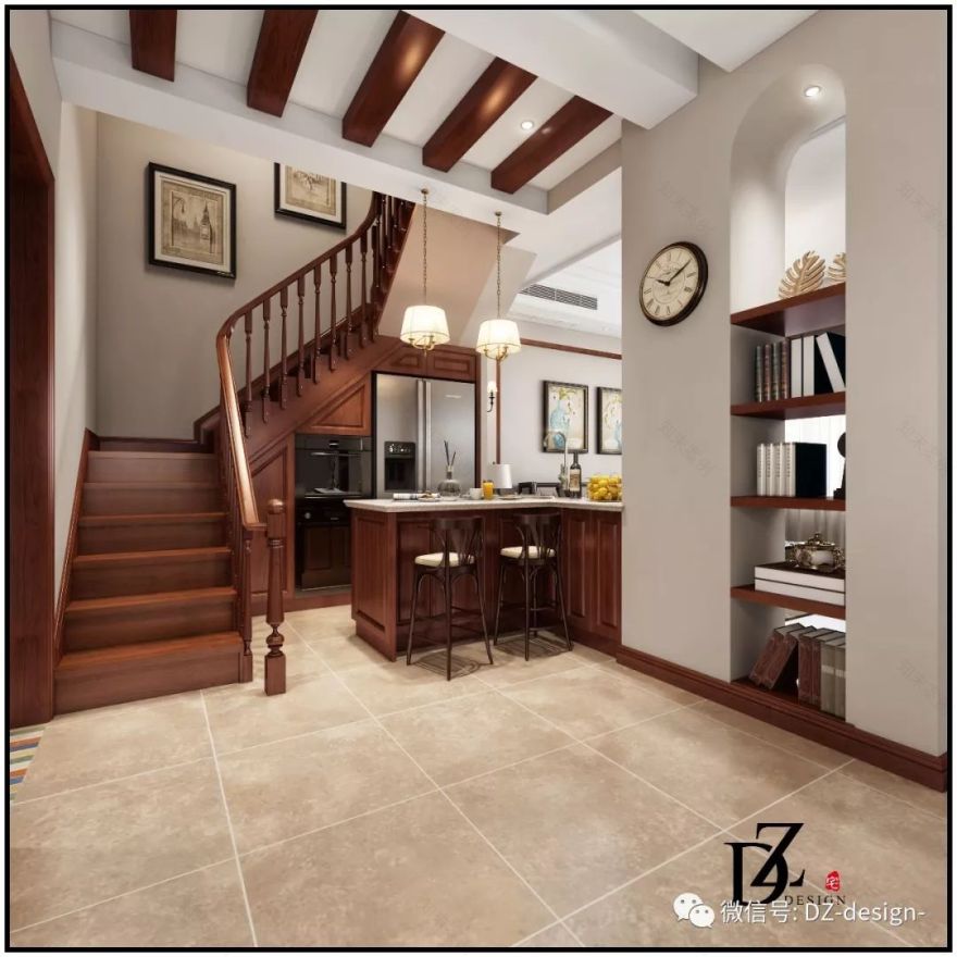 乡村美式别墅设计,慢享生活时光-39