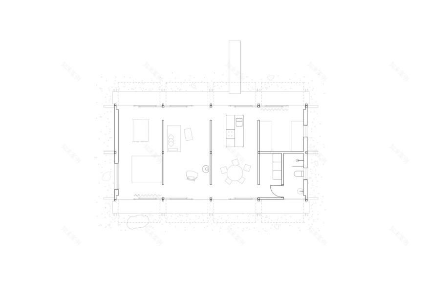 瑞典 Tjurpannan 周末度假屋丨Helgesson Gonzaga Arkitekter-13