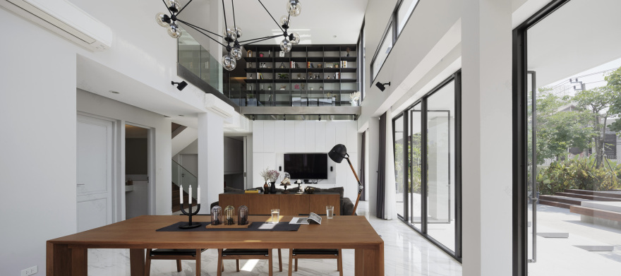 曼谷 500 平米现代家居改造,传统与时尚的完美融合-18