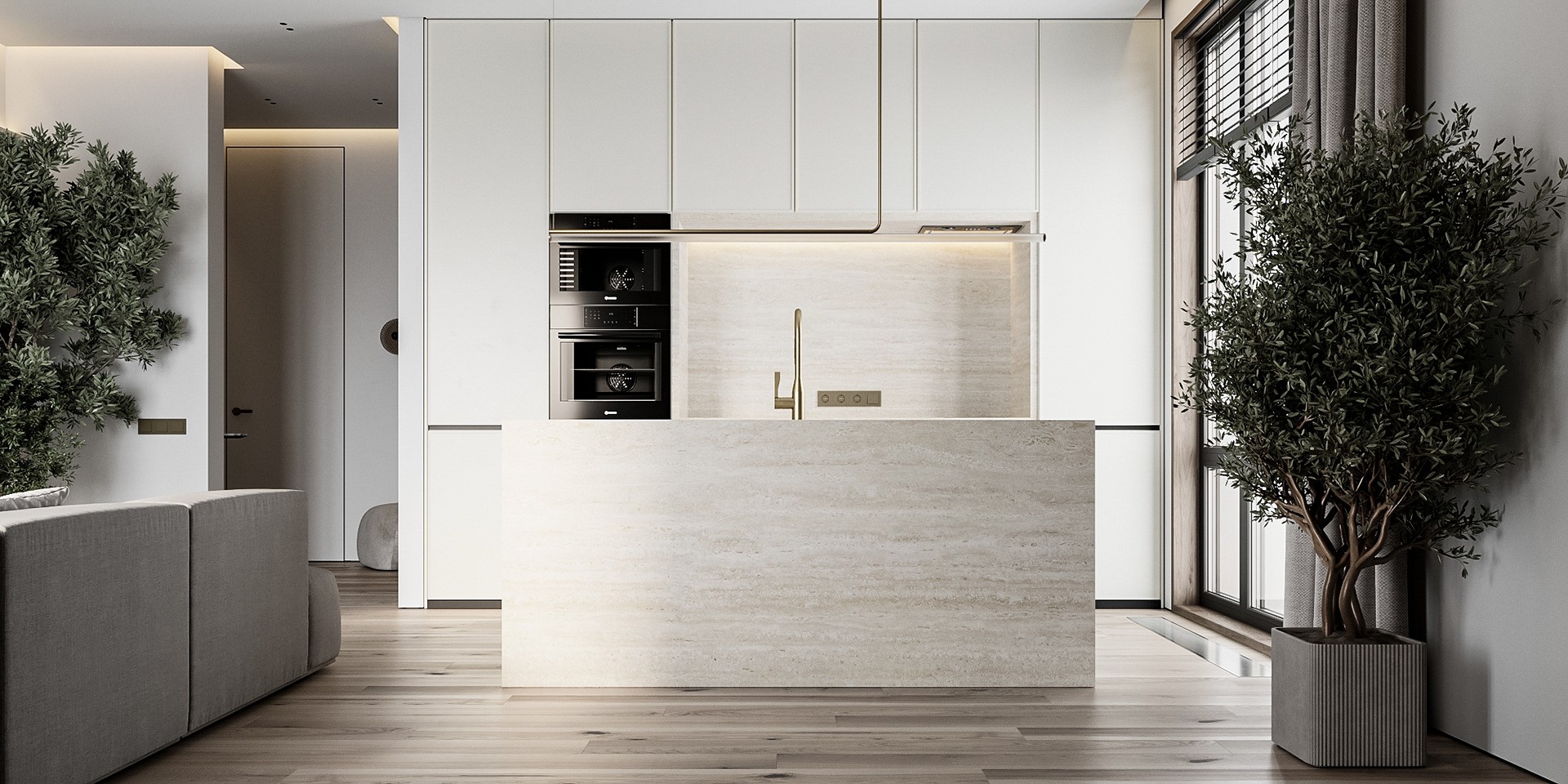 高级灰色系住宅设计-7