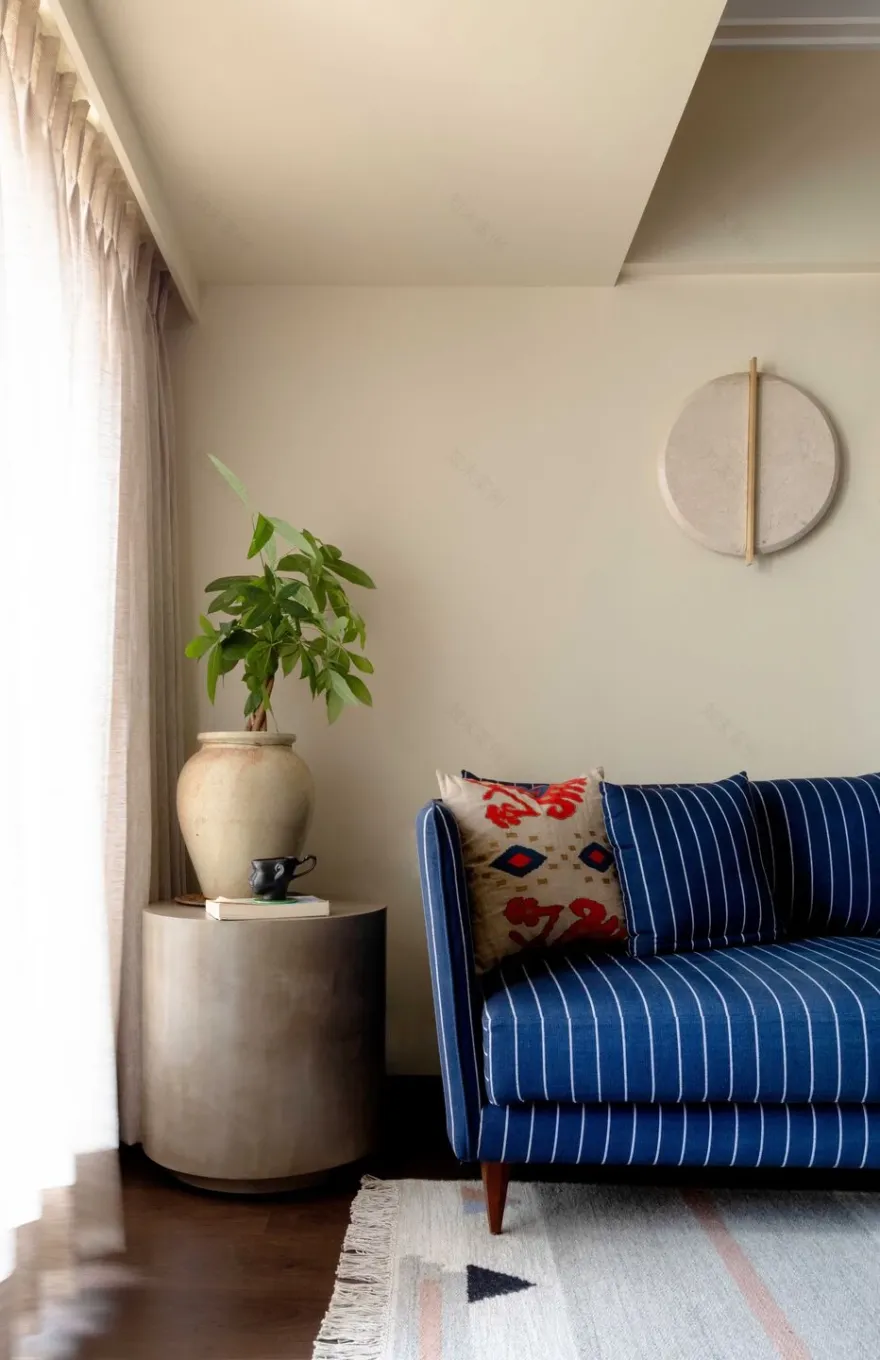 简约之魅 · 印度孟买 980 平方英尺公寓设计丨STUDIO Nishita Kamdar-7