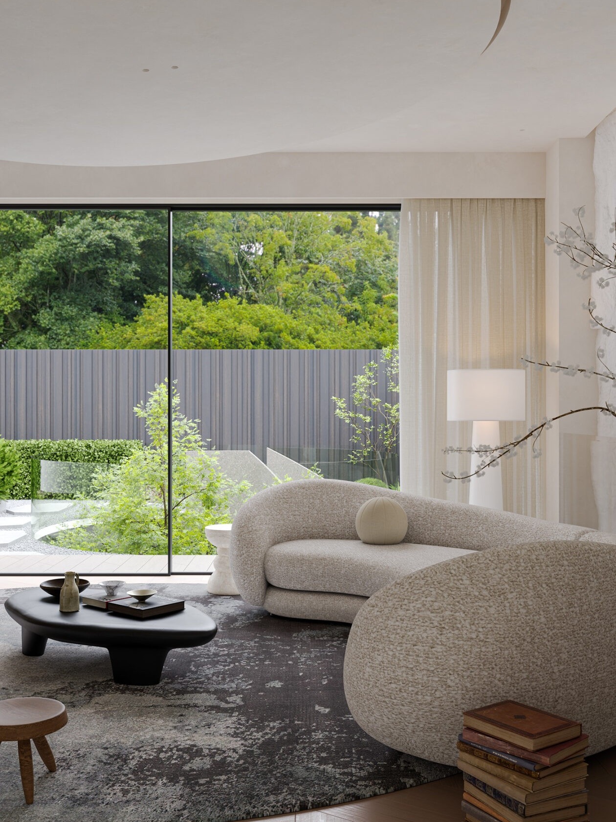 220平米现代简约风叠墅-8