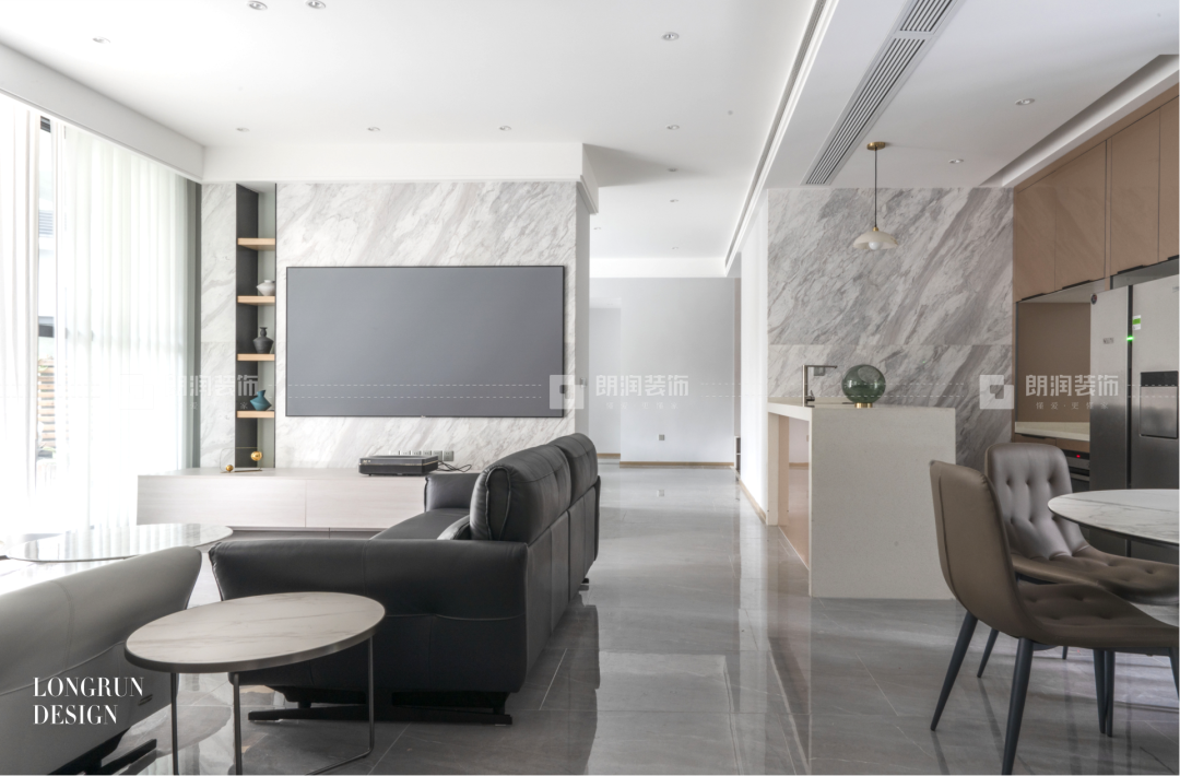 时代尊邸 310㎡现代北欧实景作品丨中国成都丨朗润装饰-14