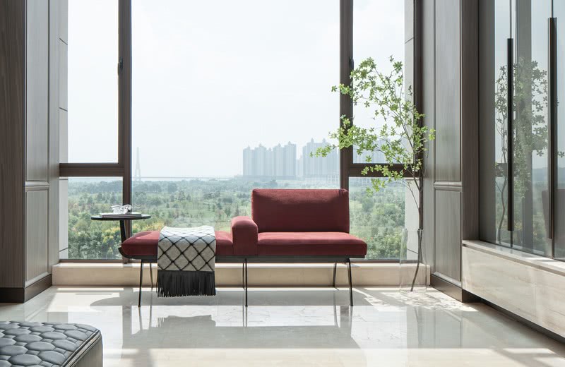 《湘江悦歌》现代东方风情空间设计-3