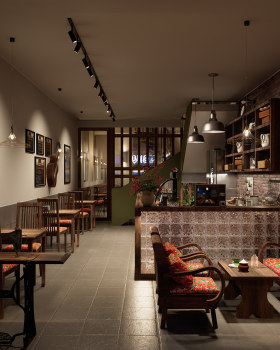 照明设计项目 · 共创咖啡馆