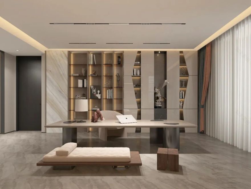 现代轻奢风住宅设计丨中国包头丨包头市众诚装饰-59