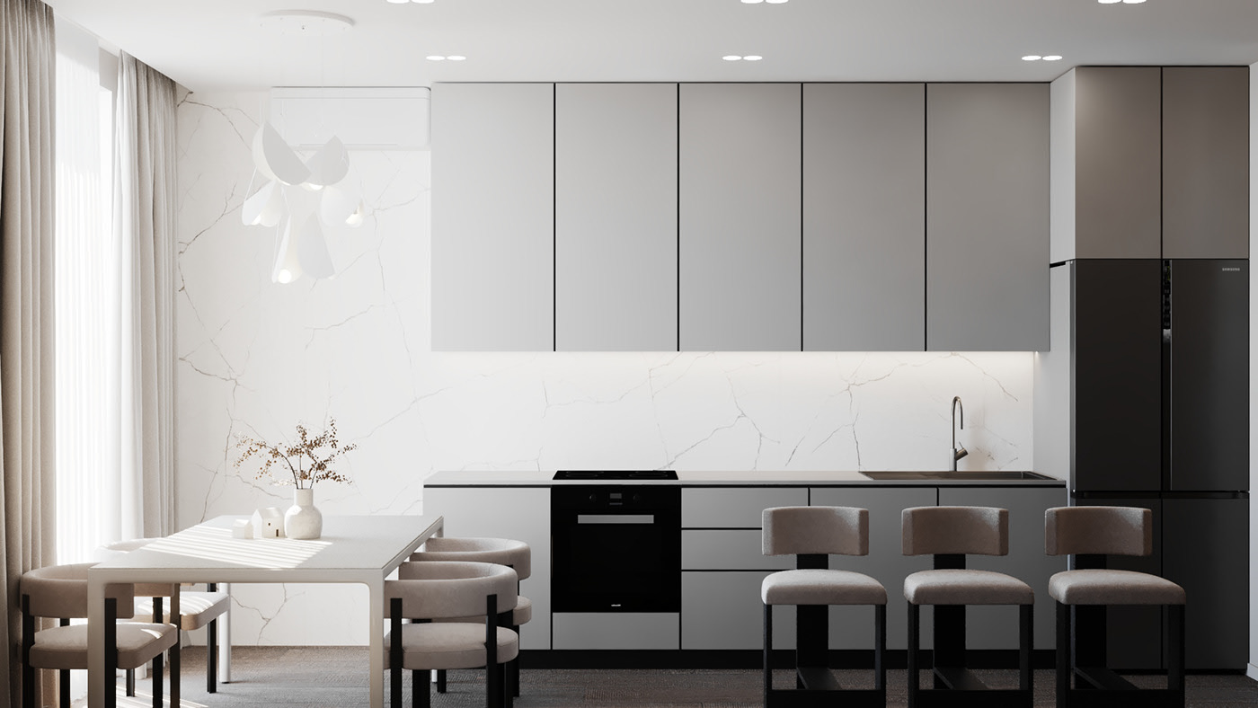 简约风公寓设计 精致时尚，舒适自然-8