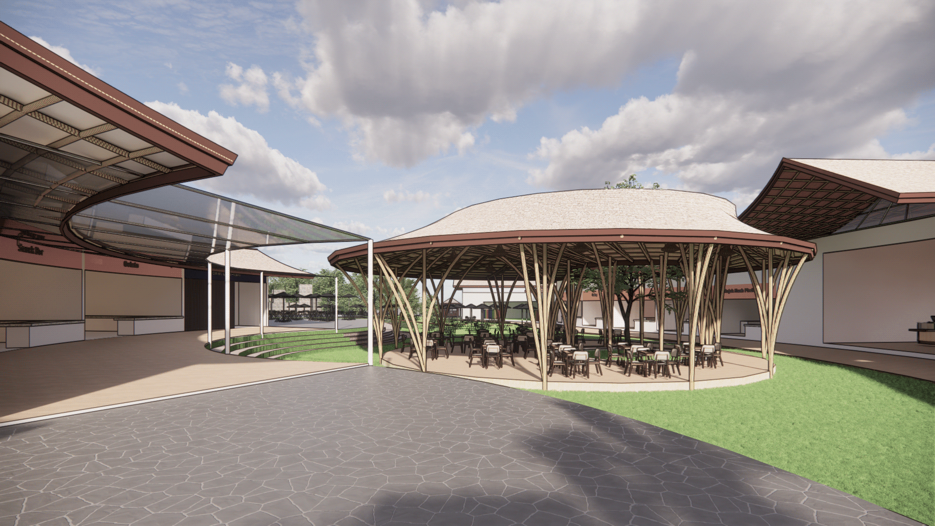 Gunaksa Foodcourt - Architectural Design Studio 6-6