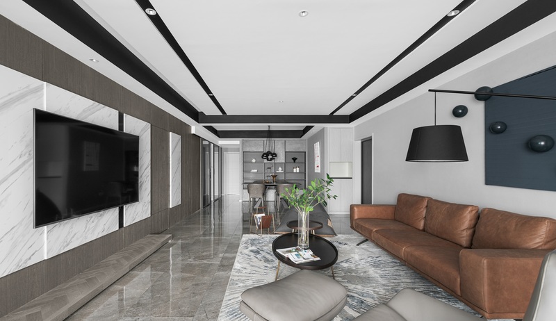 简约之韵·客厅阳台一体化设计-2