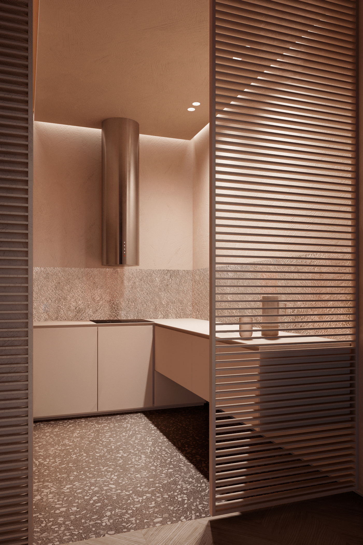 米色+黄铜色调 丰富的色调打造出不一样的居住空间-19