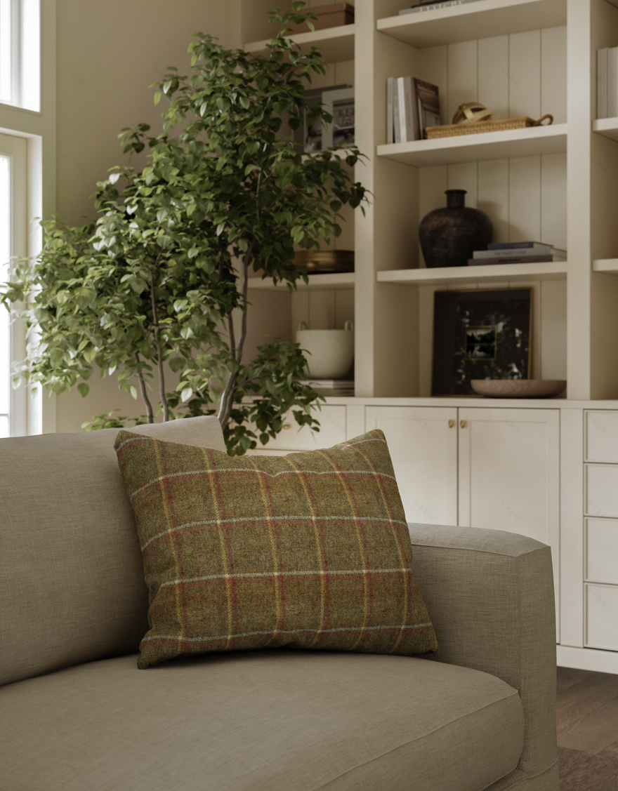 Transitional Living Room Interior Visualization-7