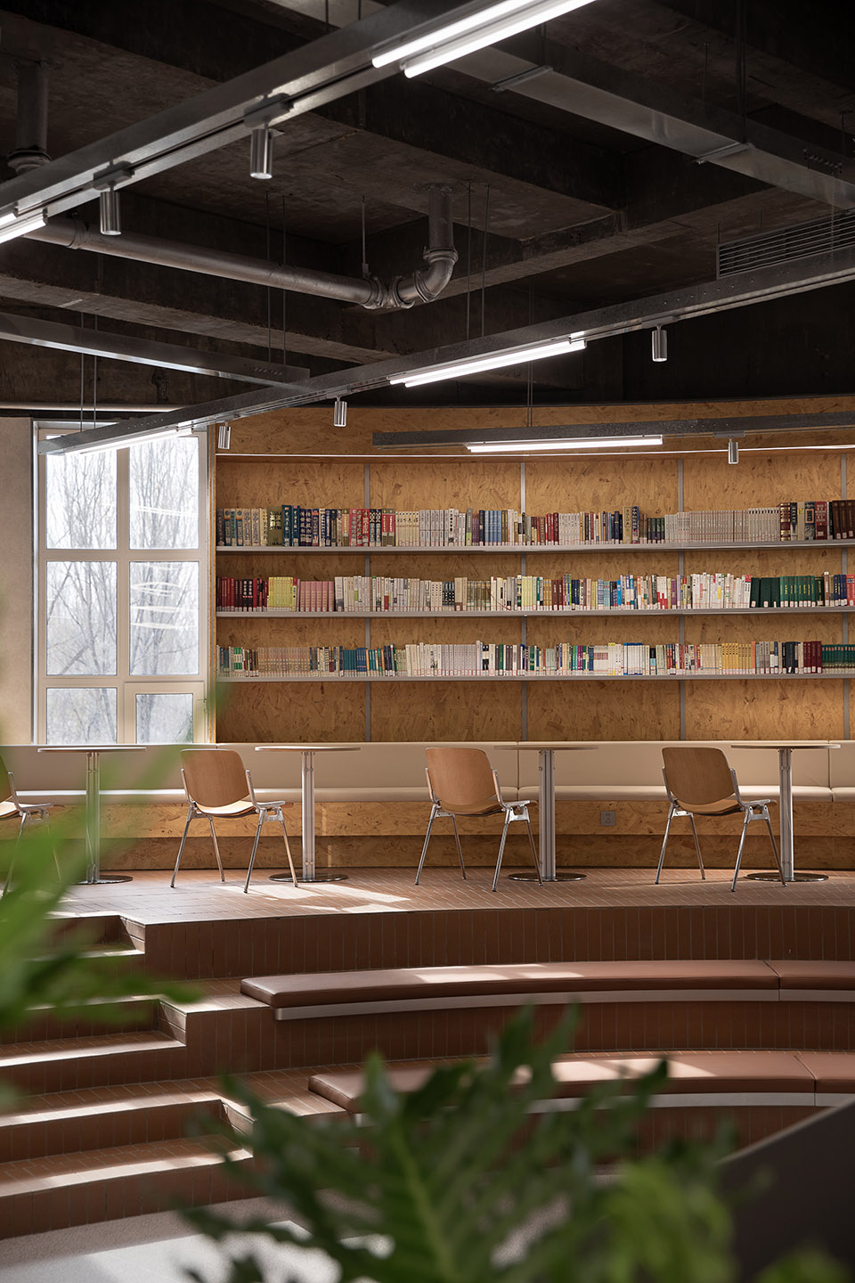 “猛咖”咖啡馆（大庆实验中学店）丨中国大庆丨慢珊瑚设计-105