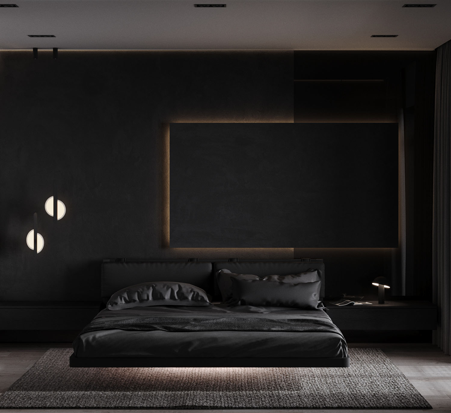 深色系公寓设计 既稳重又有设计感-13