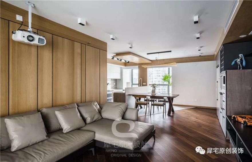 190 平五房改三房,极简台式风打造舒适大空间-1