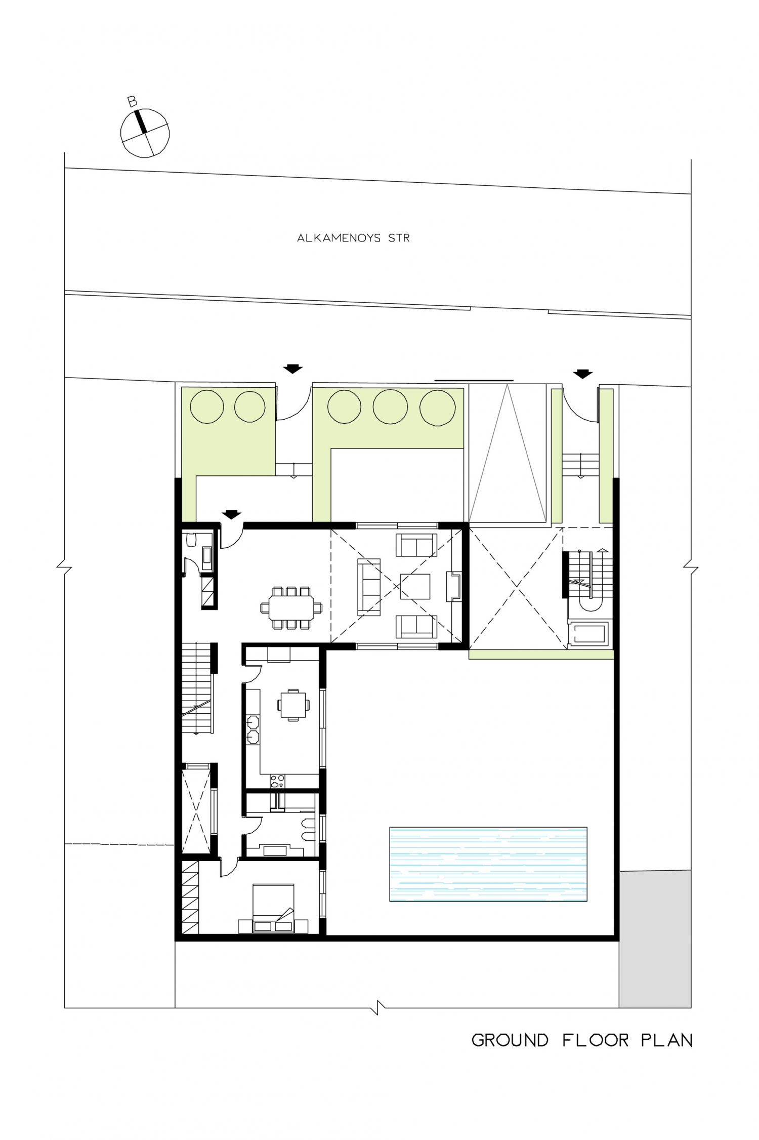 雅典 Chalandri 住宅 | 户外生活与混凝土美学-29