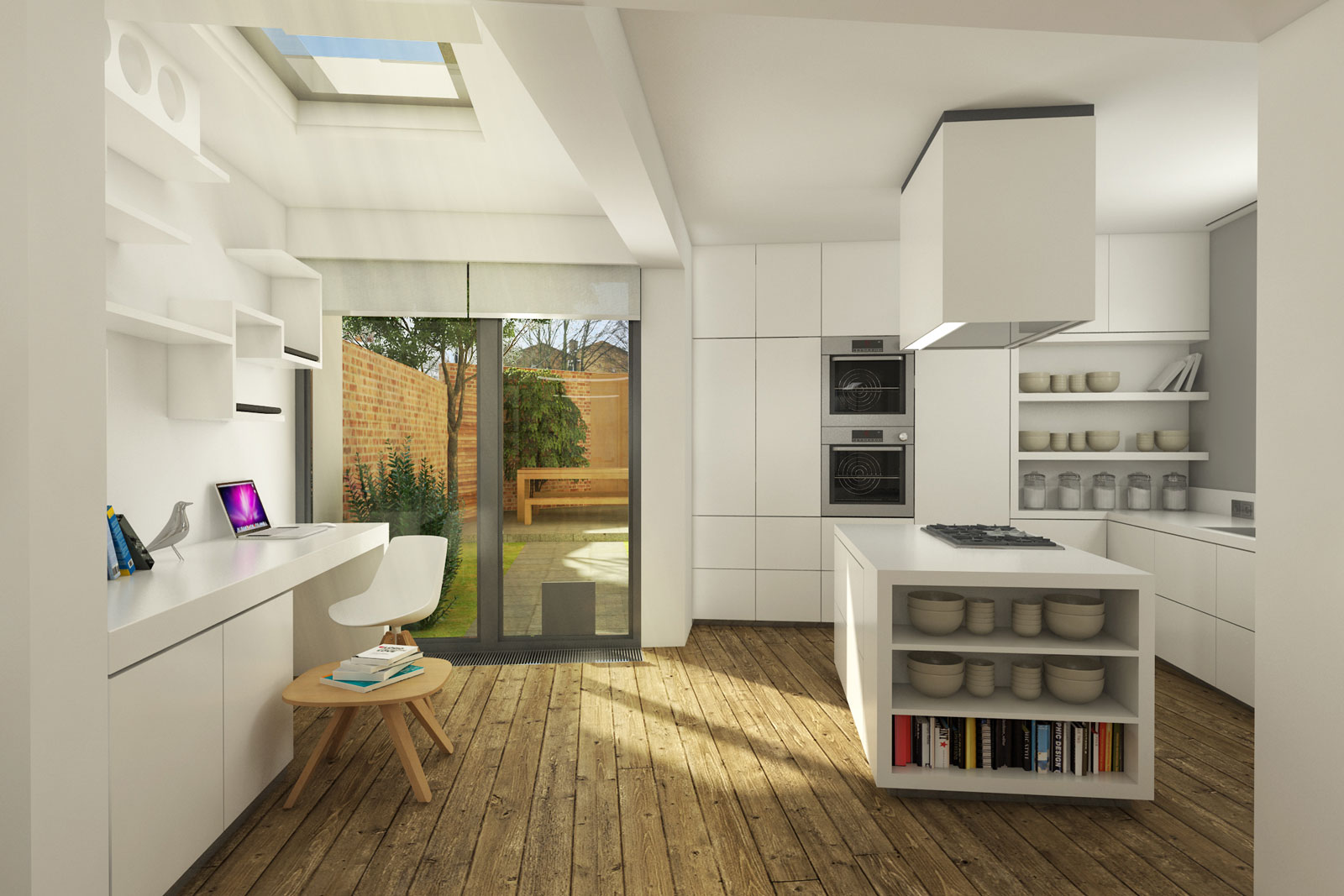 dacre park house rear extension and remodeling 1-0