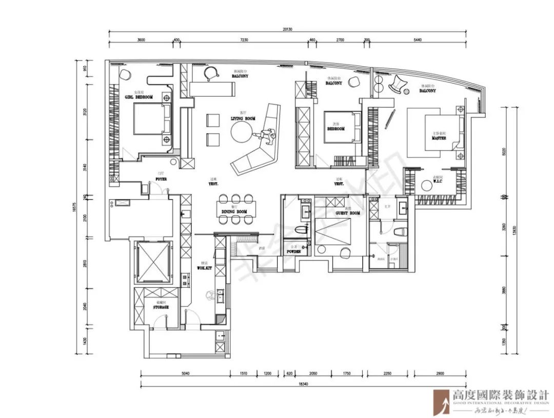 《随·境》· 现代简约手法演绎东方美学的家丨高度国际装饰设计集团武汉公司-3