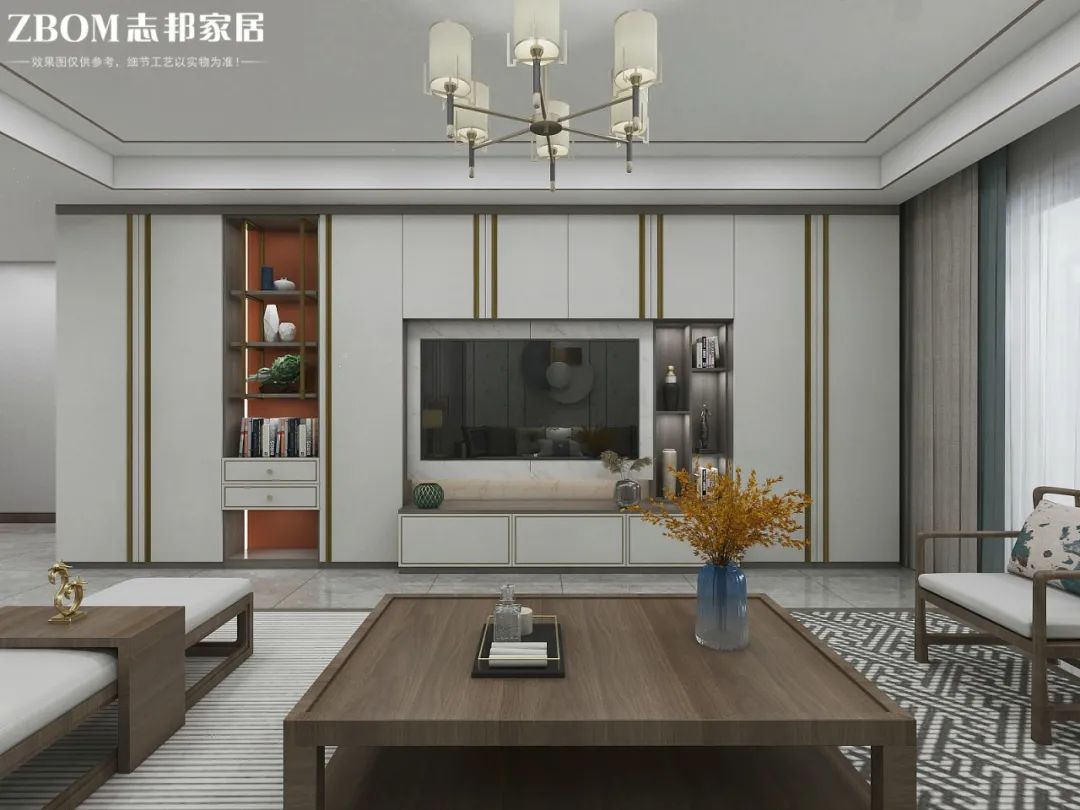 新中式风韵 | 眉山郑娟的 100㎡空间设计-30