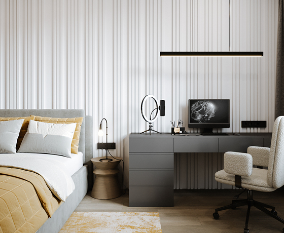 莫斯科新楼盘70平住宅室内设计丨俄罗斯莫斯科-23