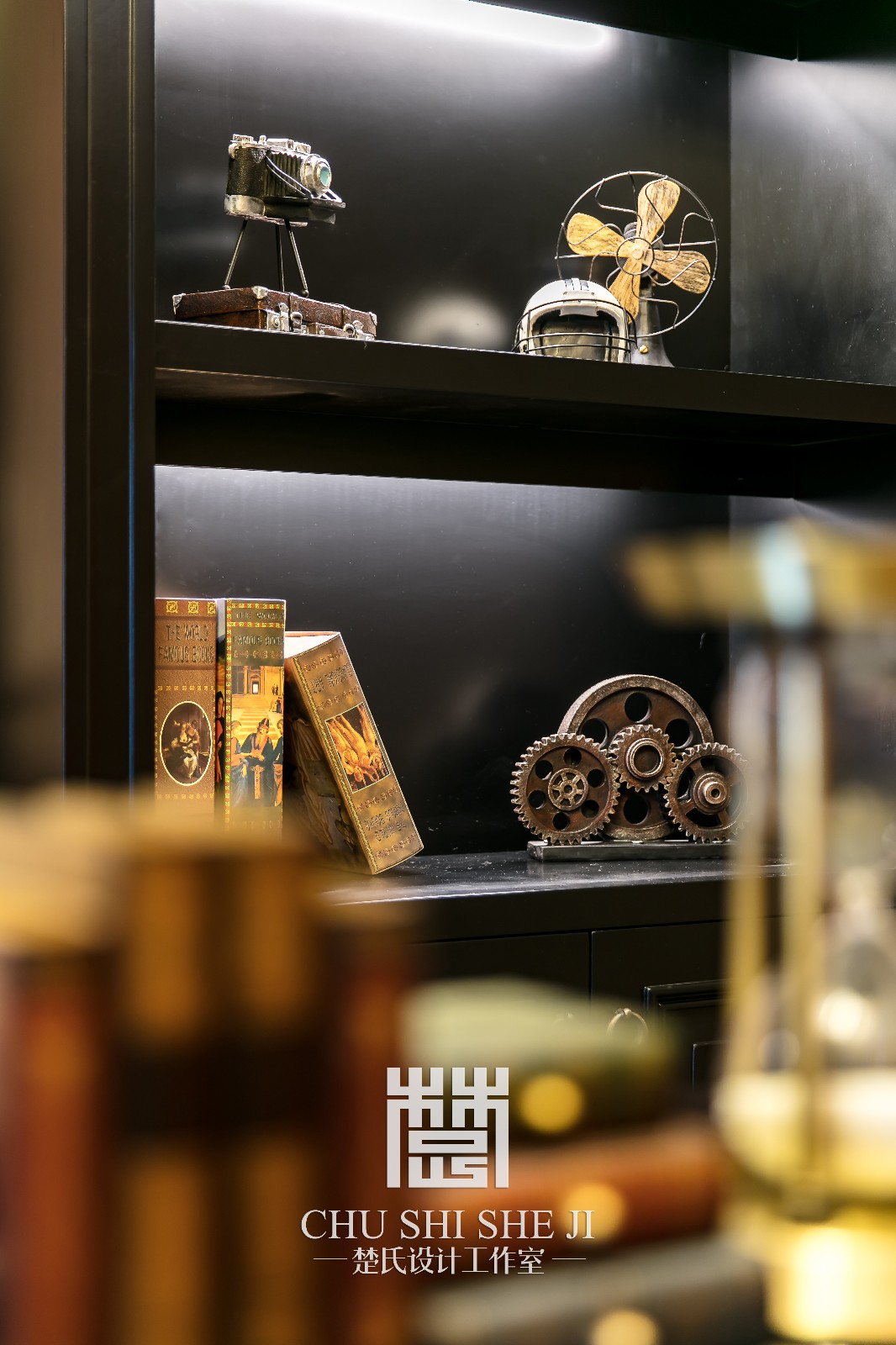 【楚氏设计优品推荐】复古蓝调 芜湖•金域蓝湾-13