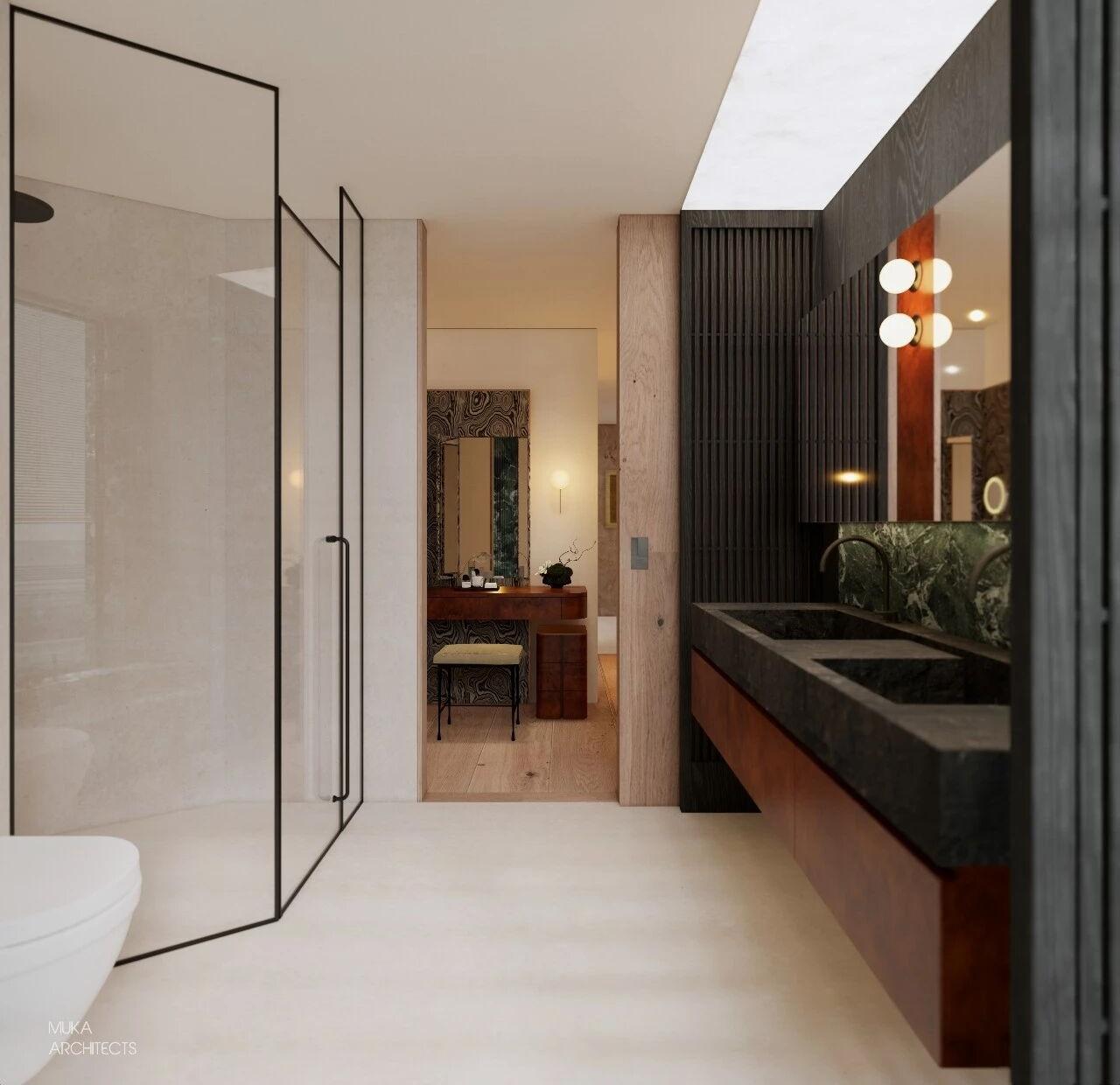 木卡建筑设计 · 上海350㎡滨江景观宅丨中国上海丨上海木卡建筑设计-40