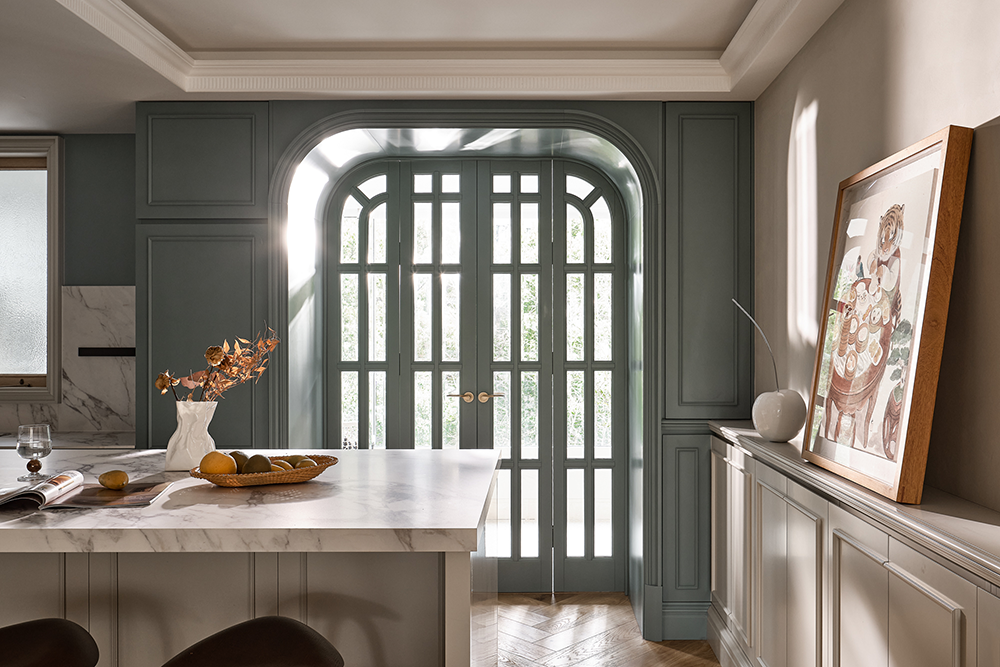 法式复古清新浪漫舒适自然风住宅设计丨中国上海丨上海示觉室内设计事务所-8