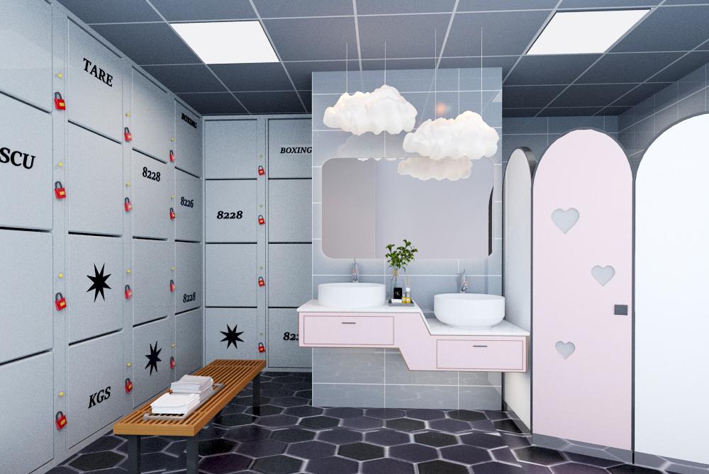 
女子儿童格斗馆设计 -2