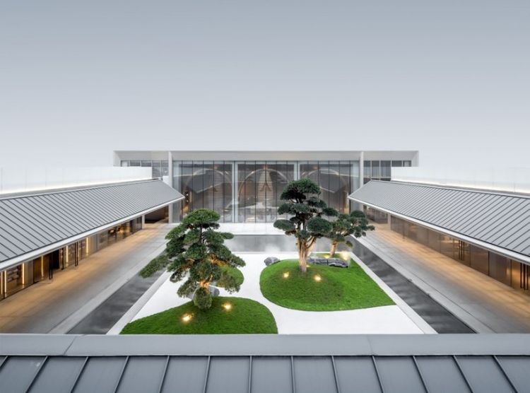 這座建築呈現一股和諧雅致的山水景色。 - WEHOUSE-0