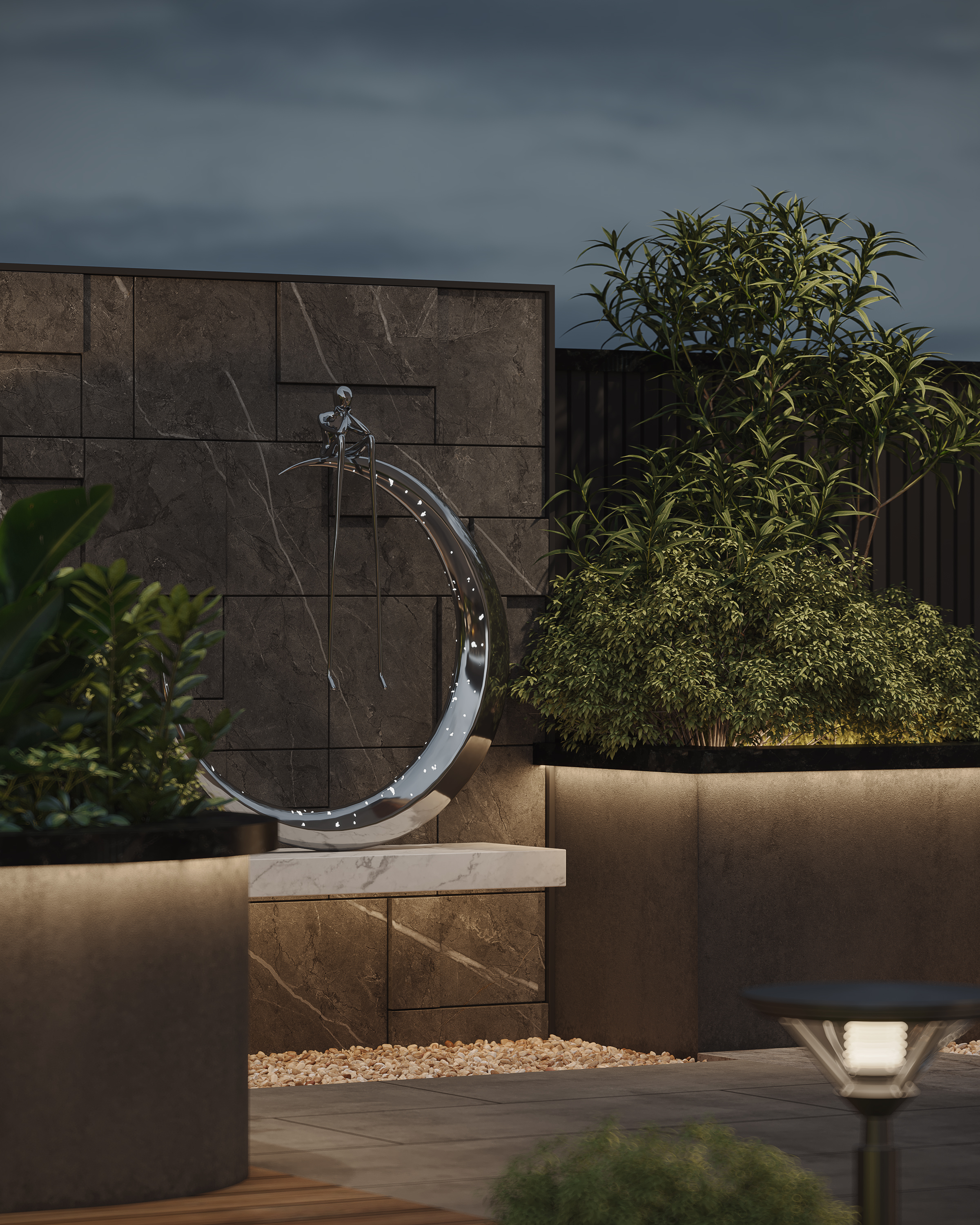 室外园林建筑表现-29