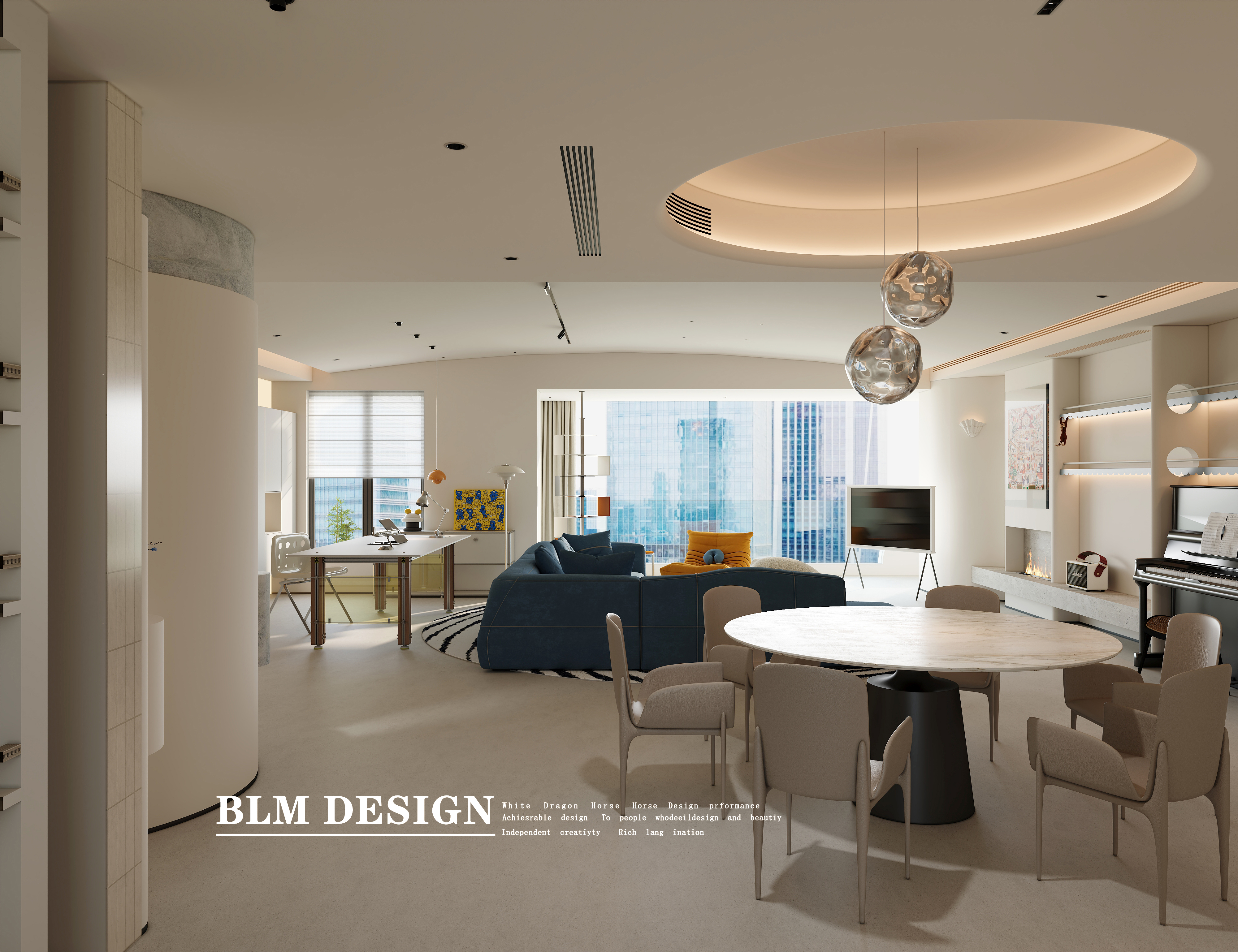 现代多巴胺丨白龙马效果图-1