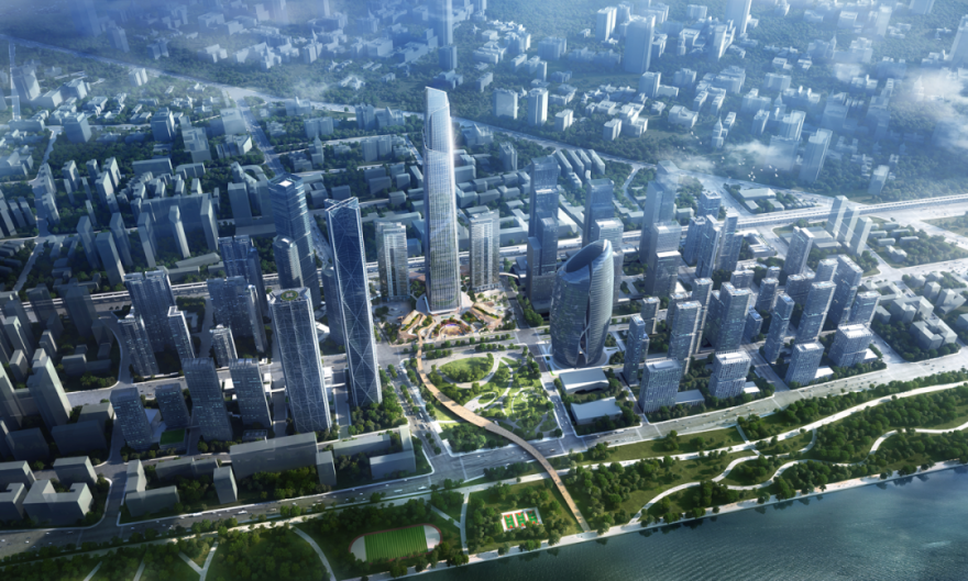 武汉周大福金融中心丨中国武汉丨吕元祥建筑师事务所-5