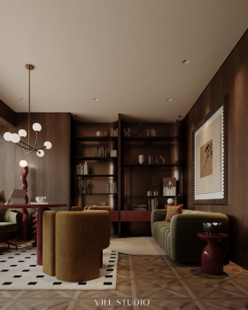 WARM CONTEMPORARY OFFICE INTERIOR | QATAR