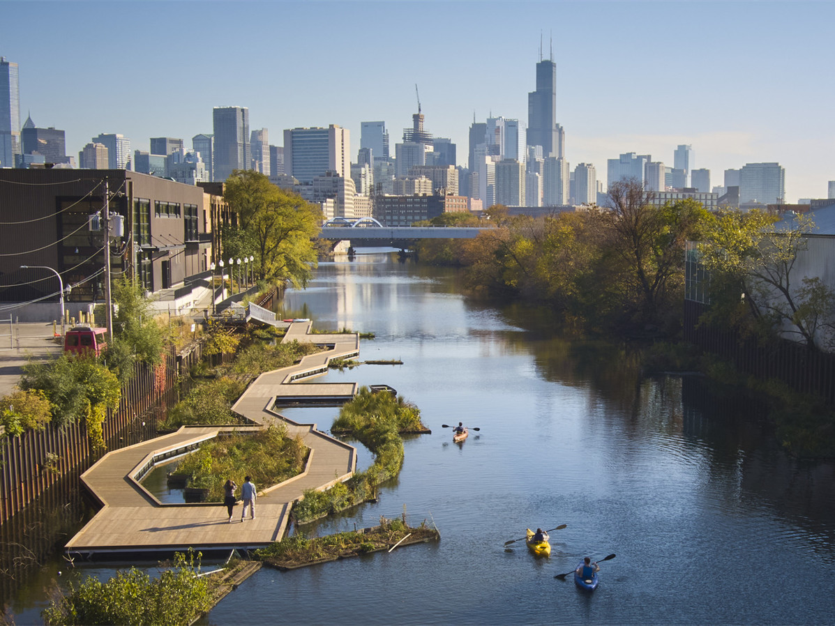 美国 Wild Mile 公园丨美国芝加哥丨Urban Rivers 和 SOM-2