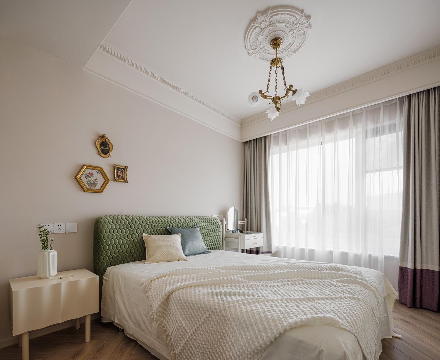 轻法式温馨宅邸丨中国重庆丨琢信装饰-16