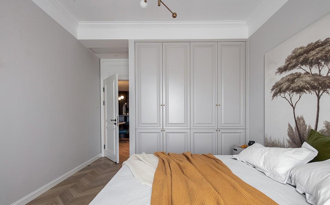 深白设计丨平层北欧风,一半骄阳一半幽蓝的冰雪季柔软时光-27