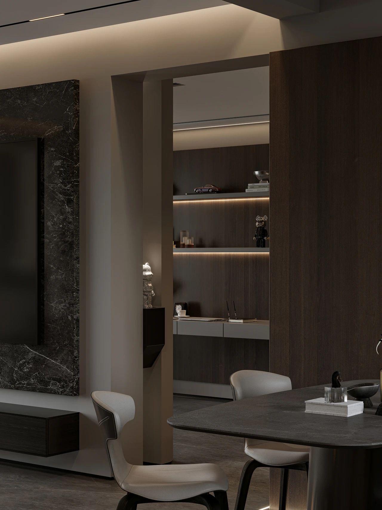 简约灰调婚房丨中国温州丨SUA DESIGN-9