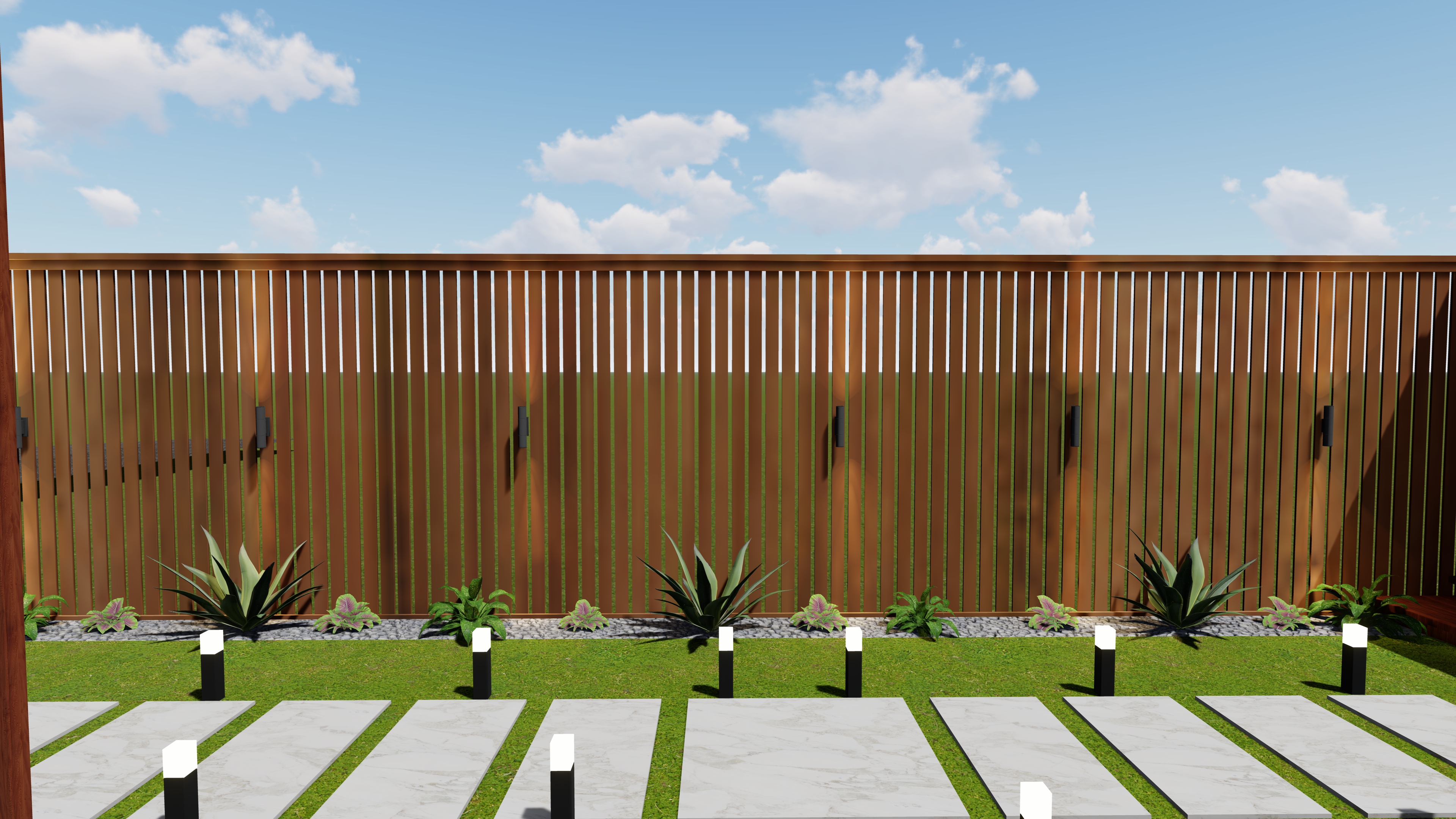 NEW PROJECT : Landscape for a villa in California-5